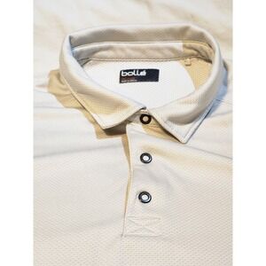 Bollé XXL Golf Polo Shirt Performance Athletic Training Sportswear Beige‎